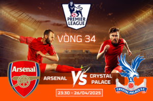 Soi kèo cuộc chiến Arsenal vs Crystal Palace lúc 02:00 ngày 24/04